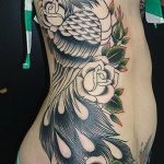 фото тату перо павлина от 26.06.2018 №242 - tattoo peacock feather - tatufoto.com