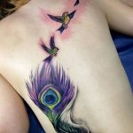 фото тату перо павлина от 26.06.2018 №262 - tattoo peacock feather - tatufoto.com