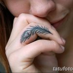 фото тату перо павлина от 26.06.2018 №275 - tattoo peacock feather - tatufoto.com