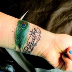 фото тату перо павлина от 26.06.2018 №287 - tattoo peacock feather - tatufoto.com