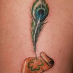 фото тату перо павлина от 26.06.2018 №313 - tattoo peacock feather - tatufoto.com