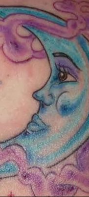 фото тату полумесяц со звездой от 26.06.2018 №003 — tattoo crescent with a — tatufoto.com