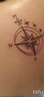 фото тату полумесяц со звездой от 26.06.2018 №020 — tattoo crescent with a — tatufoto.com