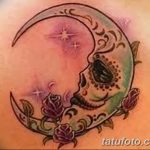 фото тату полумесяц со звездой от 26.06.2018 №023 - tattoo crescent with a - tatufoto.com