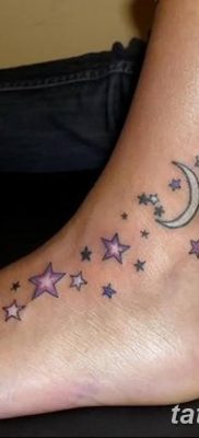 фото тату полумесяц со звездой от 26.06.2018 №032 — tattoo crescent with a — tatufoto.com