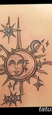 фото тату полумесяц со звездой от 26.06.2018 №069 — tattoo crescent with a — tatufoto.com