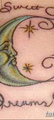 фото тату полумесяц со звездой от 26.06.2018 №093 — tattoo crescent with a — tatufoto.com