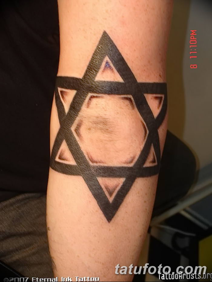 фото тату шестиконечная звезда от 23.06.2018 №011 - tattoo six-pointed star - tatufoto.com