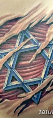 фото тату шестиконечная звезда от 23.06.2018 №017 — tattoo six-pointed star — tatufoto.com
