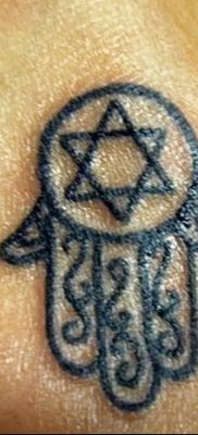 фото тату шестиконечная звезда от 23.06.2018 №021 — tattoo six-pointed star — tatufoto.com