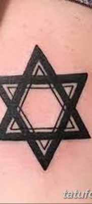 фото тату шестиконечная звезда от 23.06.2018 №032 — tattoo six-pointed star — tatufoto.com