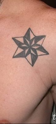 фото тату шестиконечная звезда от 23.06.2018 №039 — tattoo six-pointed star — tatufoto.com