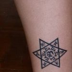 фото тату шестиконечная звезда от 23.06.2018 №054 - tattoo six-pointed star - tatufoto.com