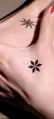 фото тату шестиконечная звезда от 23.06.2018 №055 — tattoo six-pointed star — tatufoto.com