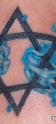 фото тату шестиконечная звезда от 23.06.2018 №056 — tattoo six-pointed star — tatufoto.com