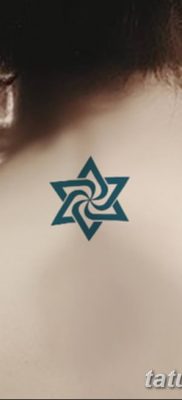 фото тату шестиконечная звезда от 23.06.2018 №063 — tattoo six-pointed star — tatufoto.com