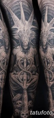Фото тату Сатана от 31.07.2018 №005 — tattoo of Satan — tatufoto.com