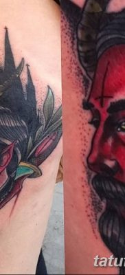 Фото тату Сатана от 31.07.2018 №007 — tattoo of Satan — tatufoto.com