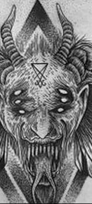 Фото тату Сатана от 31.07.2018 №011 — tattoo of Satan — tatufoto.com