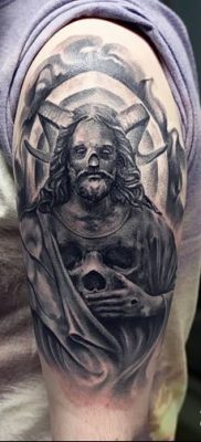 Фото тату Сатана от 31.07.2018 №012 — tattoo of Satan — tatufoto.com