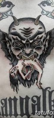 Фото тату Сатана от 31.07.2018 №013 — tattoo of Satan — tatufoto.com
