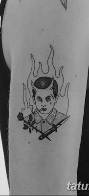 Фото тату Сатана от 31.07.2018 №028 — tattoo of Satan — tatufoto.com