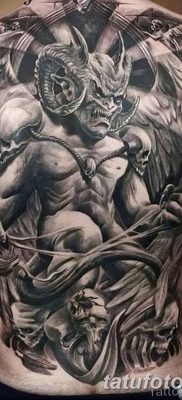 Фото тату Сатана от 31.07.2018 №037 — tattoo of Satan — tatufoto.com