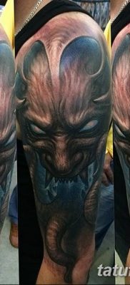 Фото тату Сатана от 31.07.2018 №038 — tattoo of Satan — tatufoto.com