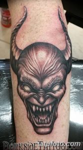 Фото тату Сатана от 31.07.2018 №041 - tattoo of Satan - tatufoto.com