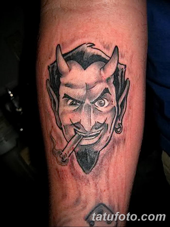 Фото тату Сатана от 31.07.2018 №059 - tattoo of Satan - tatufoto.com
