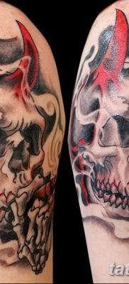 Фото тату Сатана от 31.07.2018 №064 — tattoo of Satan — tatufoto.com