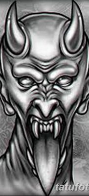 Фото тату Сатана от 31.07.2018 №095 — tattoo of Satan — tatufoto.com