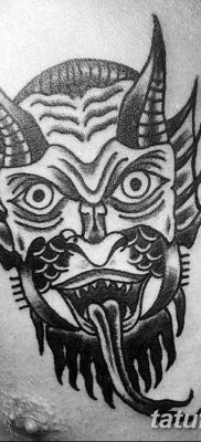 Фото тату Сатана от 31.07.2018 №101 — tattoo of Satan — tatufoto.com