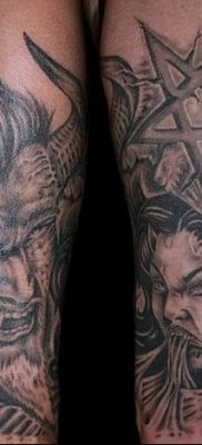 Фото тату Сатана от 31.07.2018 №111 — tattoo of Satan — tatufoto.com