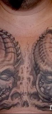 Фото тату Сатана от 31.07.2018 №120 — tattoo of Satan — tatufoto.com