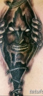 Фото тату Сатана от 31.07.2018 №139 — tattoo of Satan — tatufoto.com