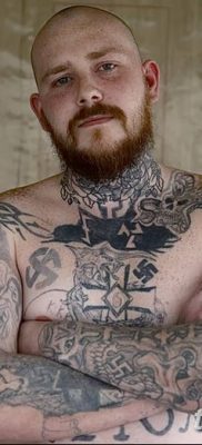 Фото тату Скинхедов от 31.07.2018 №020 — tattoo of skinheads — tatufoto.com