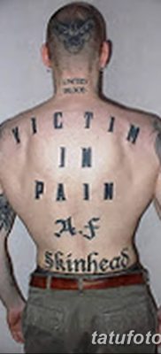 Фото тату Скинхедов от 31.07.2018 №061 — tattoo of skinheads — tatufoto.com