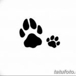 Эскизы тату кошачьи следы от 31.07.2018 №003 - Sketches tattoo cat tracks - tatufoto.com