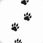 Эскизы тату кошачьи следы от 31.07.2018 №014 - Sketches tattoo cat tracks - tatufoto.com