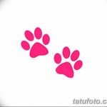 Эскизы тату кошачьи следы от 31.07.2018 №022 - Sketches tattoo cat tracks - tatufoto.com