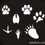 Эскизы тату кошачьи следы от 31.07.2018 №033 - Sketches tattoo cat tracks - tatufoto.com