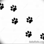 Эскизы тату кошачьи следы от 31.07.2018 №043 - Sketches tattoo cat tracks - tatufoto.com