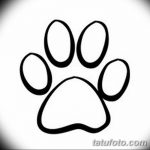 Эскизы тату кошачьи следы от 31.07.2018 №053 - Sketches tattoo cat tracks - tatufoto.com