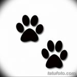 Эскизы тату кошачьи следы от 31.07.2018 №055 - Sketches tattoo cat tracks - tatufoto.com