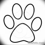 Эскизы тату кошачьи следы от 31.07.2018 №058 - Sketches tattoo cat tracks - tatufoto.com
