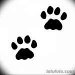 Эскизы тату кошачьи следы от 31.07.2018 №059 - Sketches tattoo cat tracks - tatufoto.com