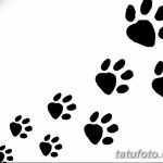 Эскизы тату кошачьи следы от 31.07.2018 №066 - Sketches tattoo cat tracks - tatufoto.com