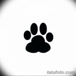 Эскизы тату кошачьи следы от 31.07.2018 №069 - Sketches tattoo cat tracks - tatufoto.com
