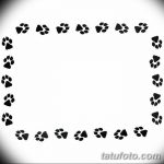 Эскизы тату кошачьи следы от 31.07.2018 №071 - Sketches tattoo cat tracks - tatufoto.com
